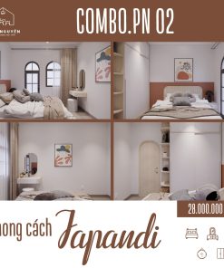 Combo Phòng Ngủ Phong Cách Japandi | CBPN - 02
