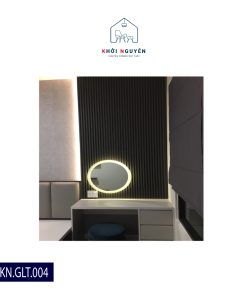 Gương LED Tròn Phun Cát Viền | KN.GL.004