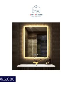 Gương LED Chữ Nhật Phun Cát | KN.GLC.005