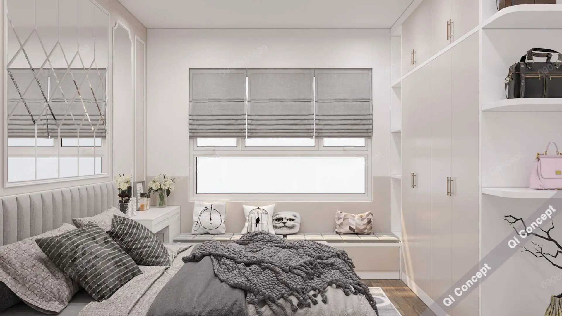 Thiết Kế Căn Hộ Saigon Mia Phong Cách Tân Cổ Điển