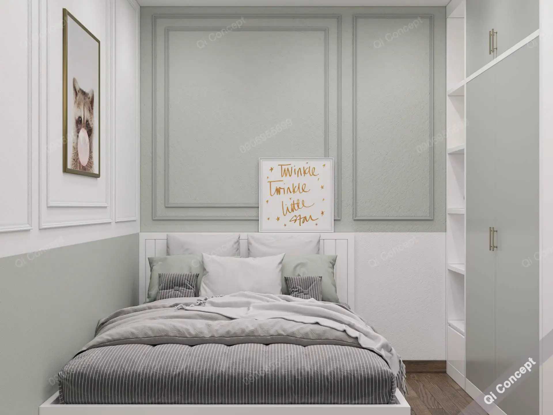 Thiết Kế Căn Hộ Saigon Mia Phong Cách Tân Cổ Điển