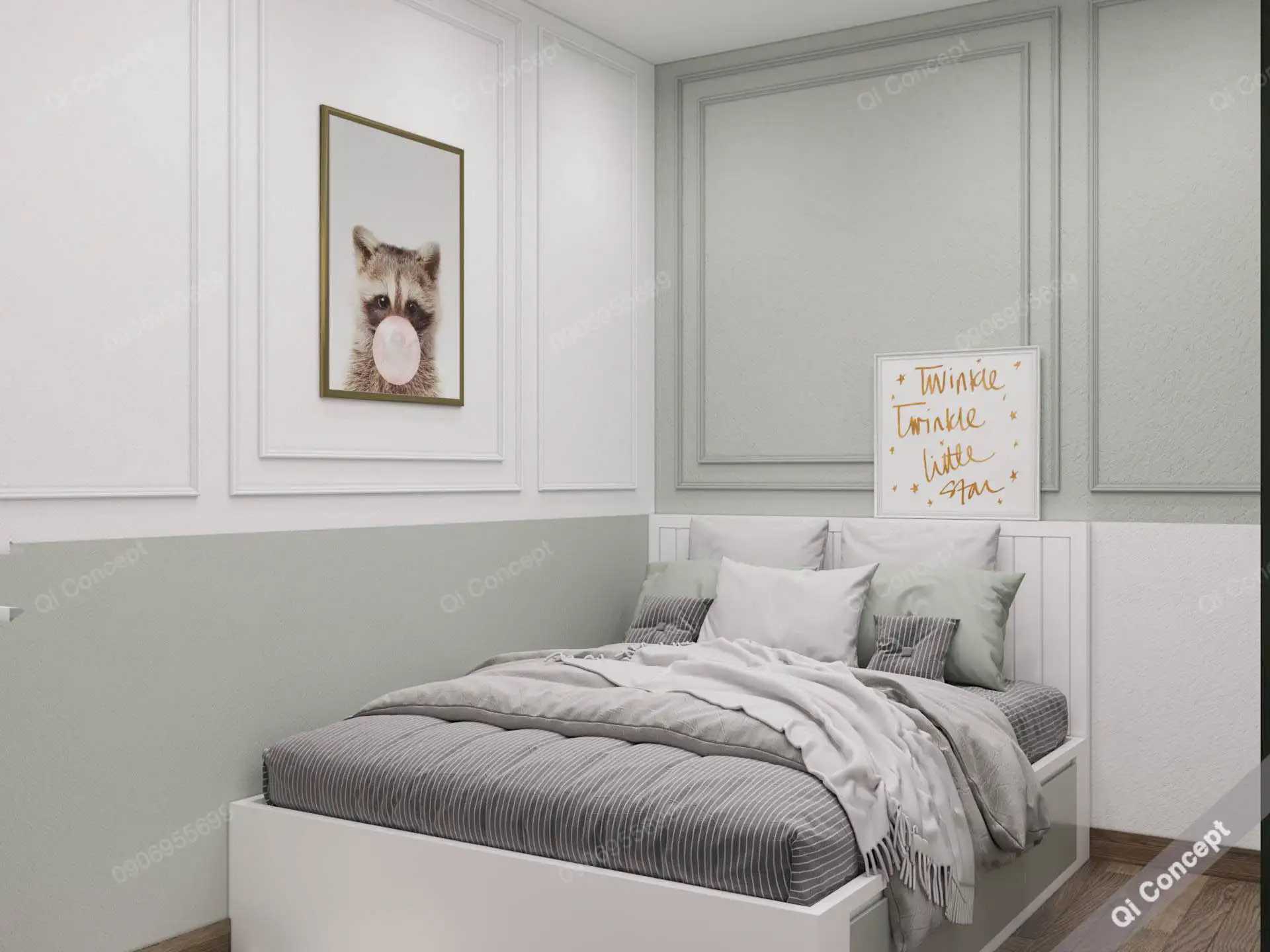 Thiết Kế Căn Hộ Saigon Mia Phong Cách Tân Cổ Điển