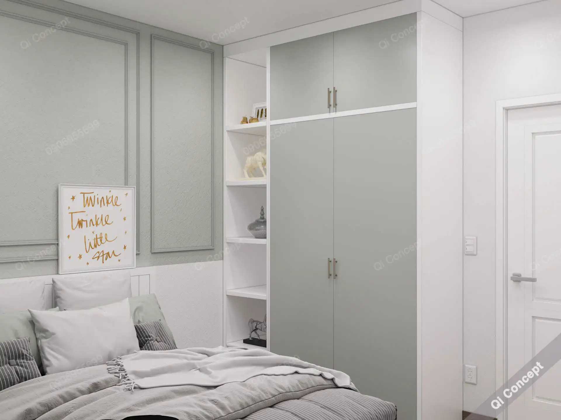 Thiết Kế Căn Hộ Saigon Mia Phong Cách Tân Cổ Điển