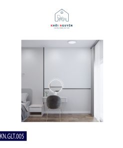 Gương LED Tròn Phun Cát Viền - Hắt Trước | KN.GLT.005