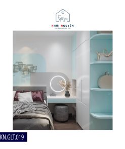 Gương LED Tròn Phun Cát Viền | KN.GLT.019