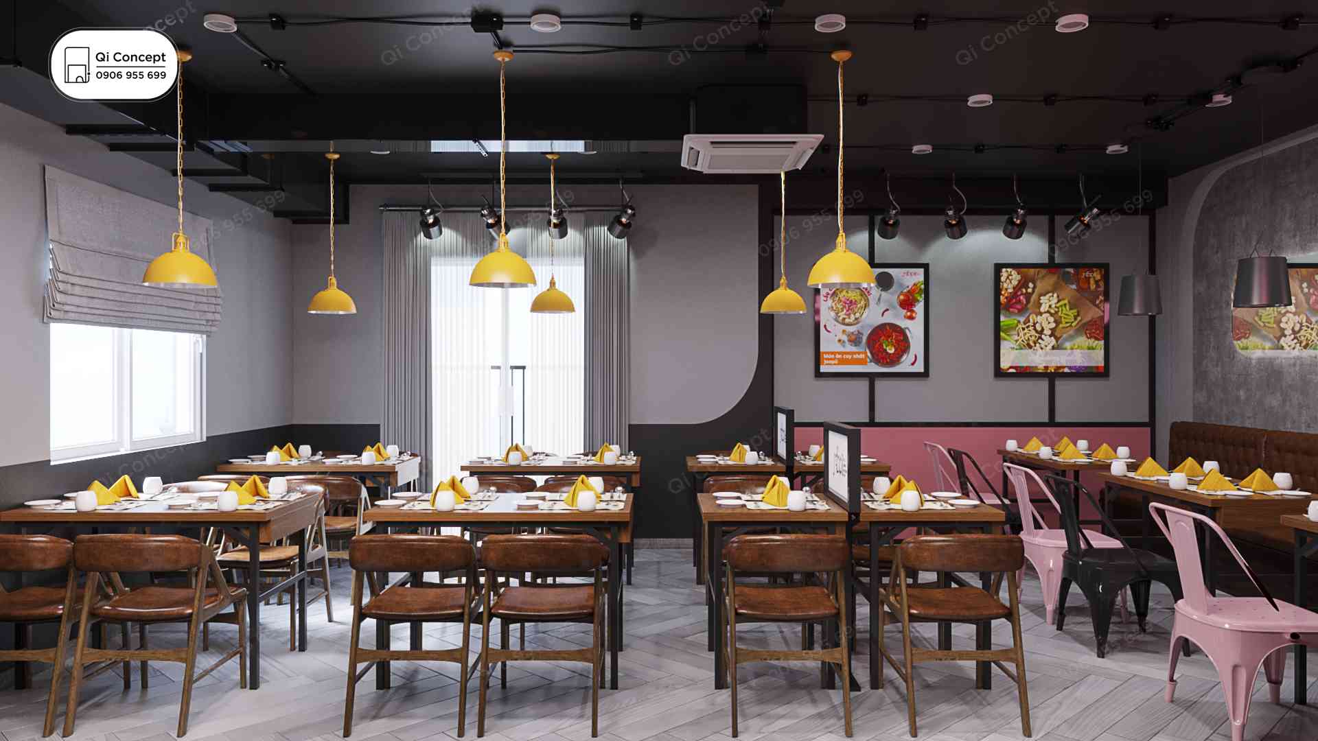 Báo Giá Thiết Kế Nhà Hàng Hàn Quốc Joopii Topokki