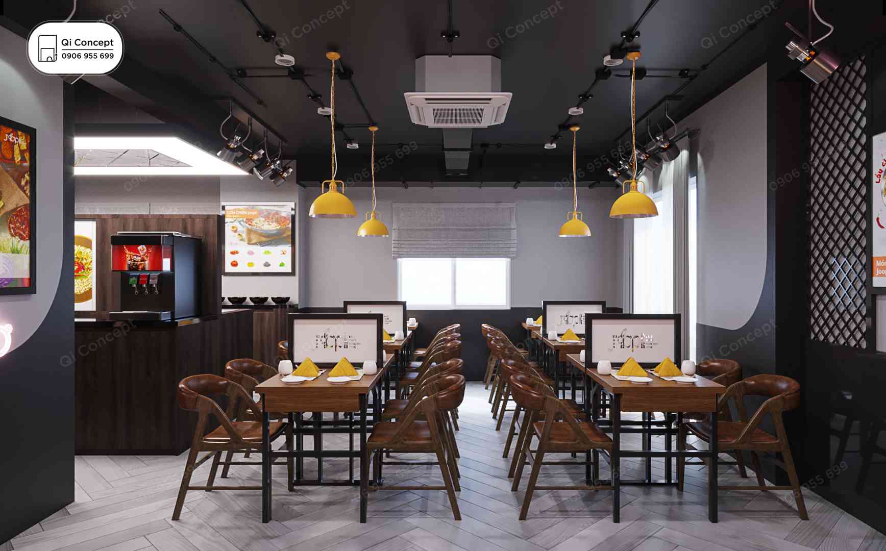 Báo Giá Thiết Kế Nhà Hàng Hàn Quốc Joopii Topokki