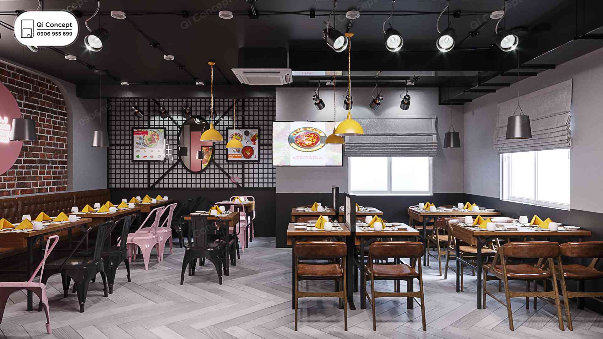 Báo Giá Thiết Kế Nhà Hàng Hàn Quốc Joopii Topokki