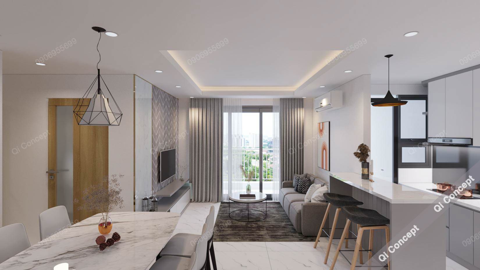 Báo Giá Thi Công Nội Thất Chung Cư Dự Án Precia Quận 2