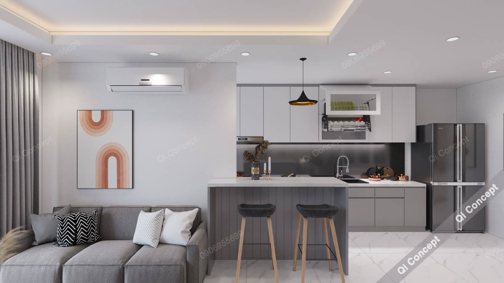 Báo Giá Thi Công Nội Thất Chung Cư Dự Án Precia Quận 2