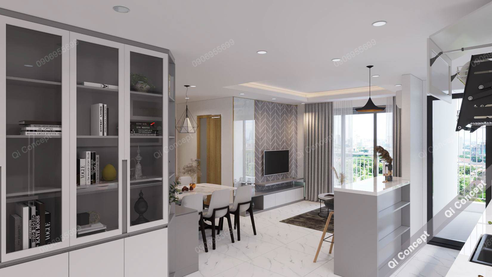 Báo Giá Thi Công Nội Thất Chung Cư Dự Án Precia Quận 2