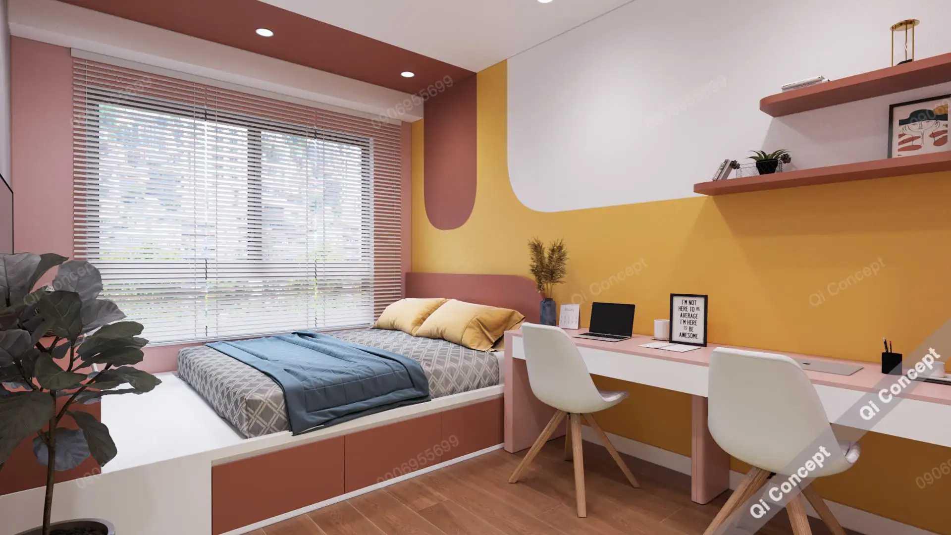 Khám Phá Làn Gió Mới Trong Nhà Phong Cách Color Block
