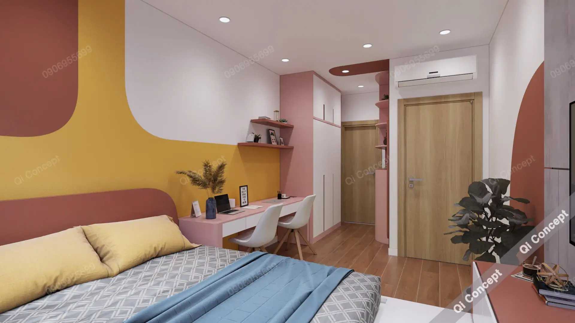 Khám Phá Làn Gió Mới Trong Nhà Phong Cách Color Block