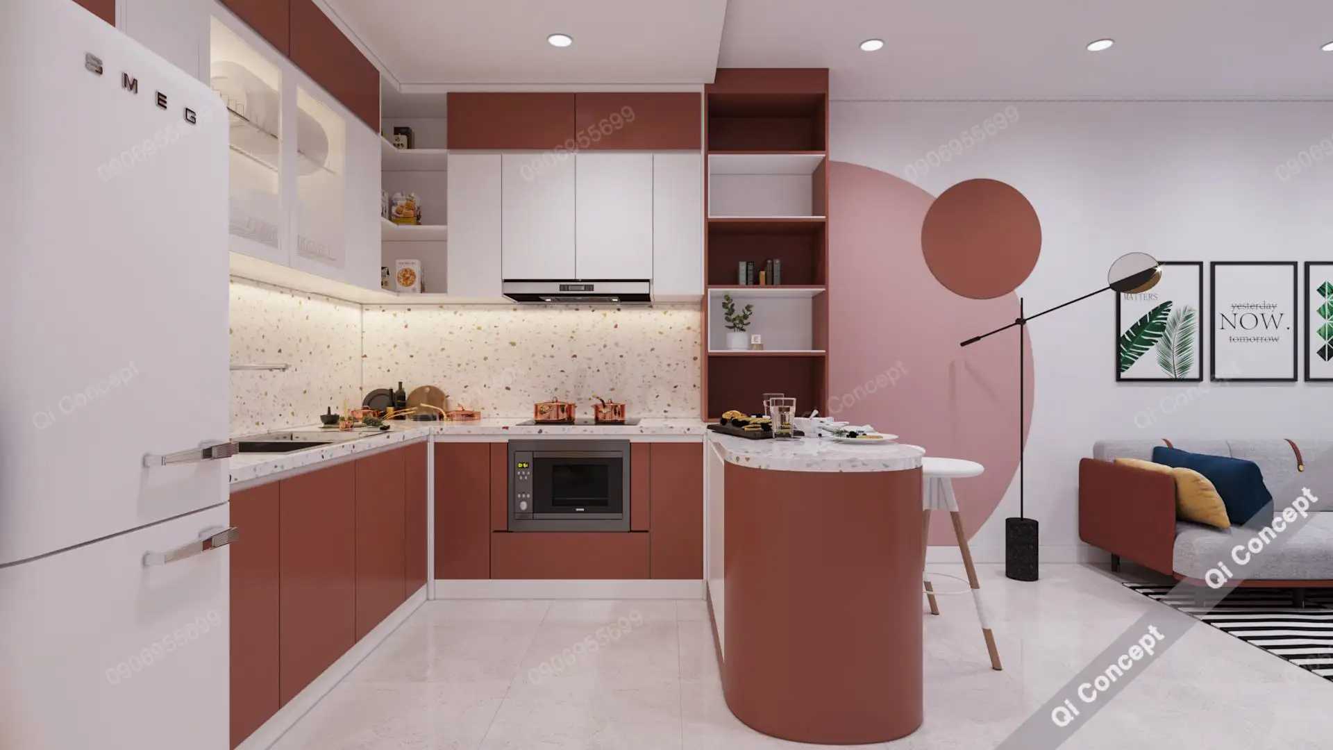 Khám Phá Làn Gió Mới Trong Nhà Phong Cách Color Block