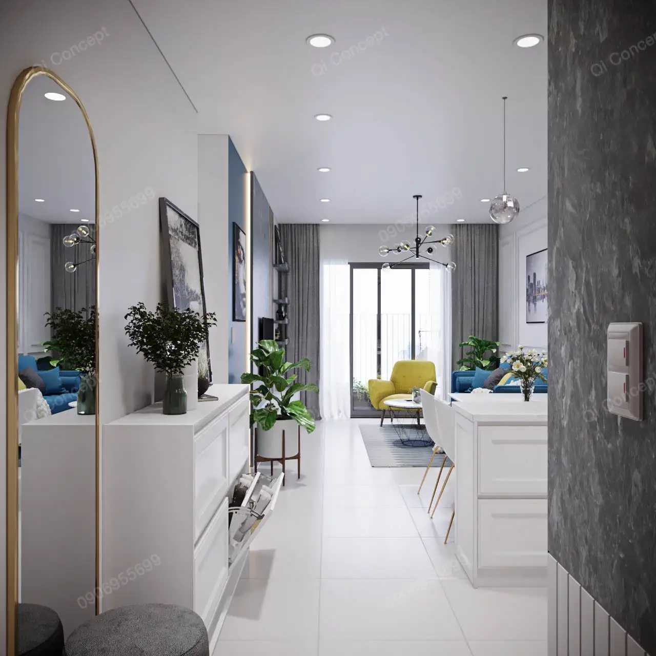 Minimalism - Phong Cách Nội Thất Hiện Đại Tối Giản Trong Căn Hộ M-One Gia Định