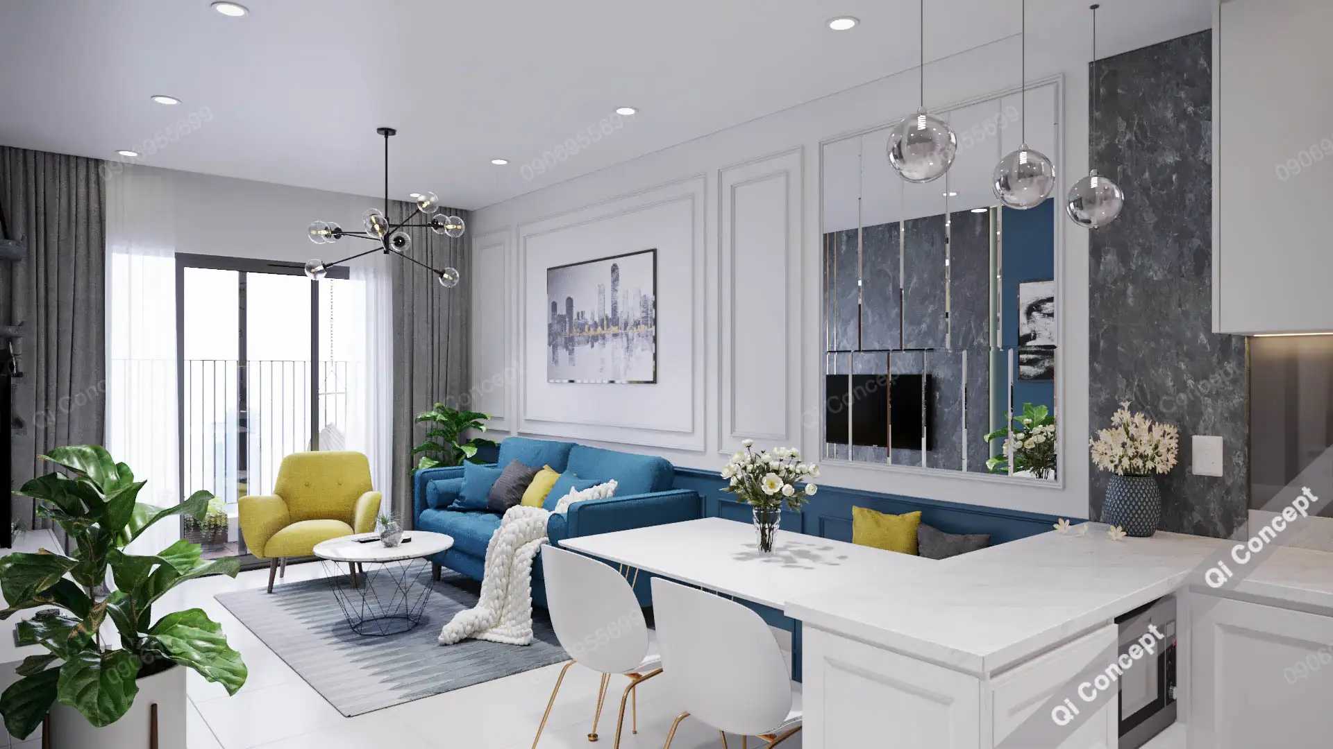 Minimalism - Phong Cách Nội Thất Hiện Đại Tối Giản Trong Căn Hộ M-One Gia Định