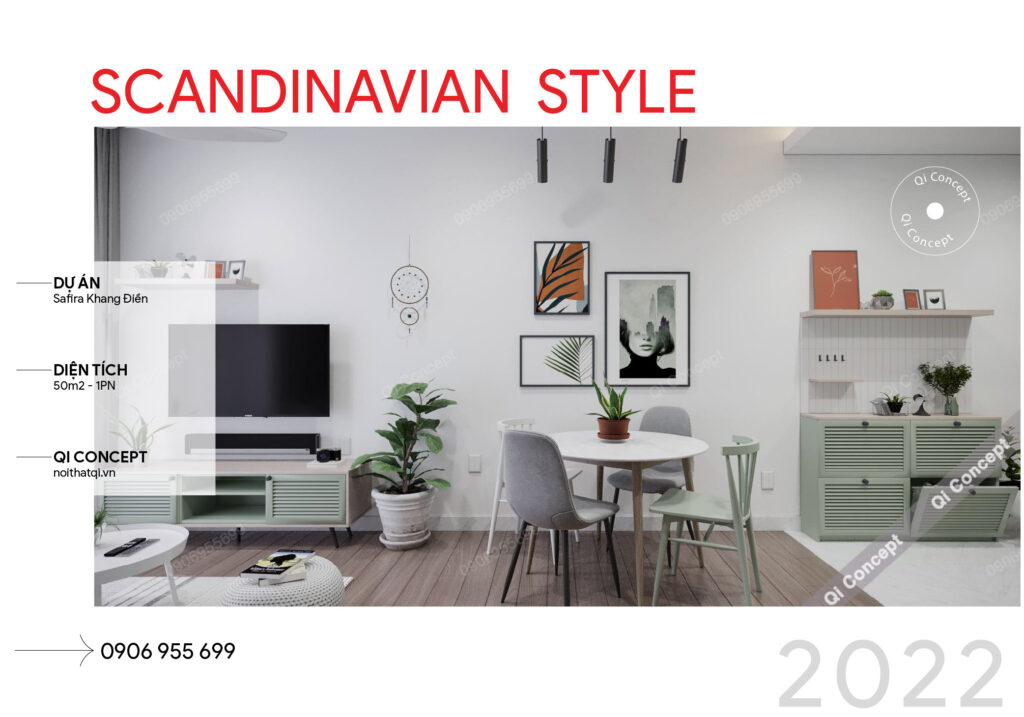 Căn Hộ 1+1 Ứng Dụng Phong Cách Thiết Kế Scandinavian