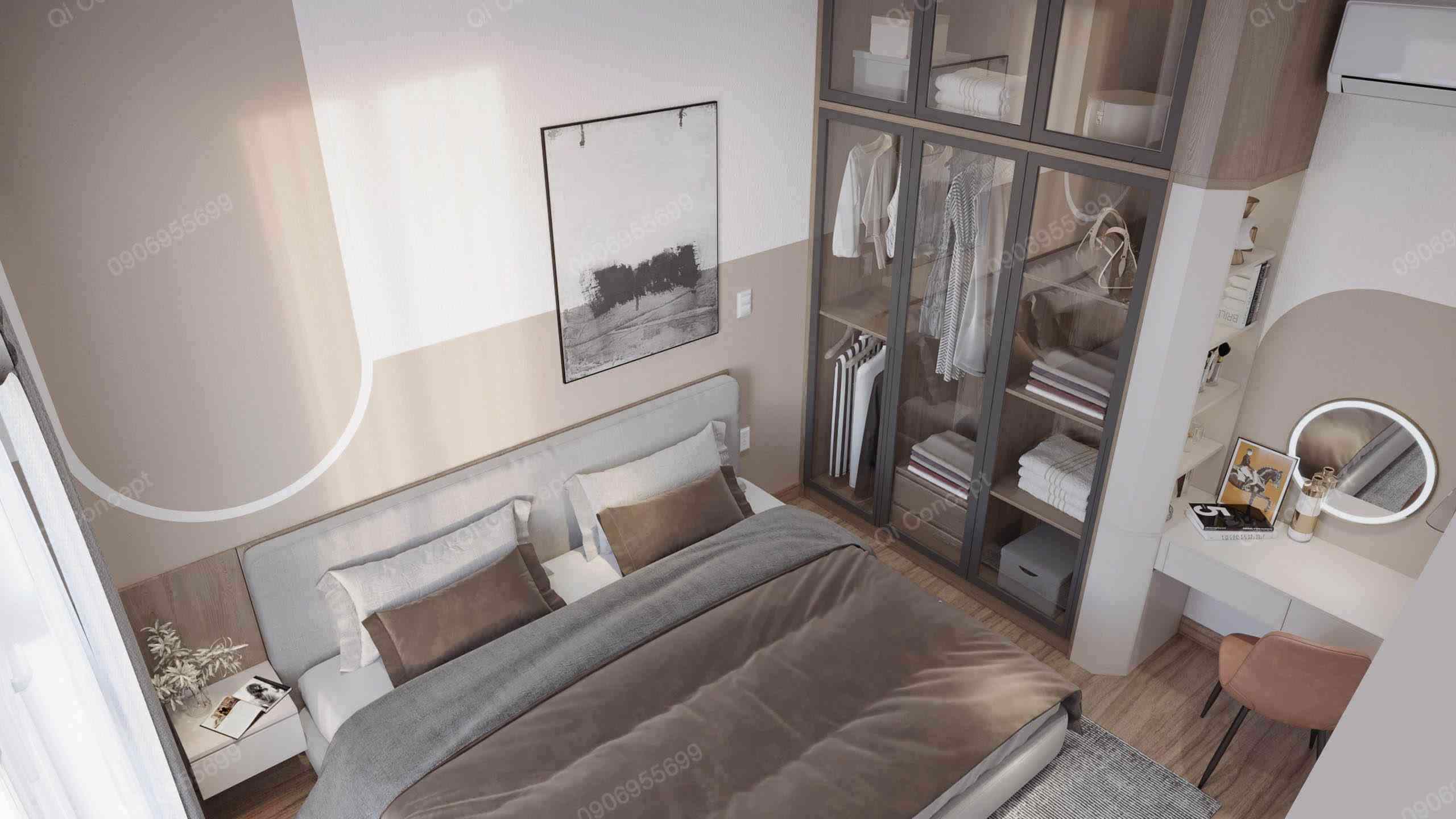 Thiết Kế Nội Thất Căn Hộ Quận 2 The Sun Avenue Phong Cách Tân Cổ Điển Hiện Đại