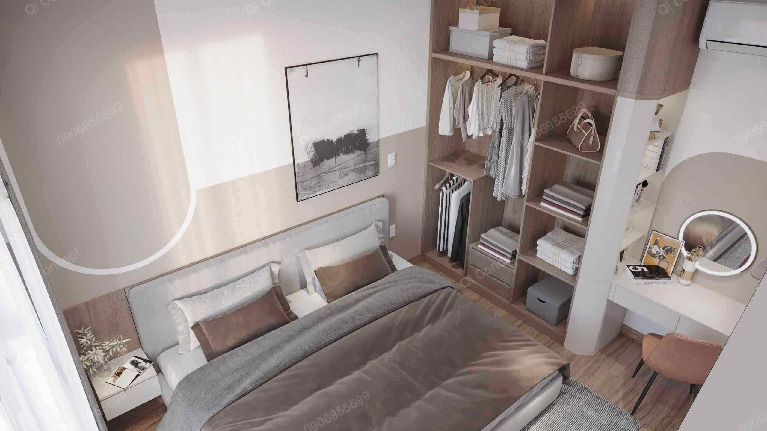 Thiết Kế Nội Thất Căn Hộ Quận 2 The Sun Avenue Phong Cách Tân Cổ Điển Hiện Đại