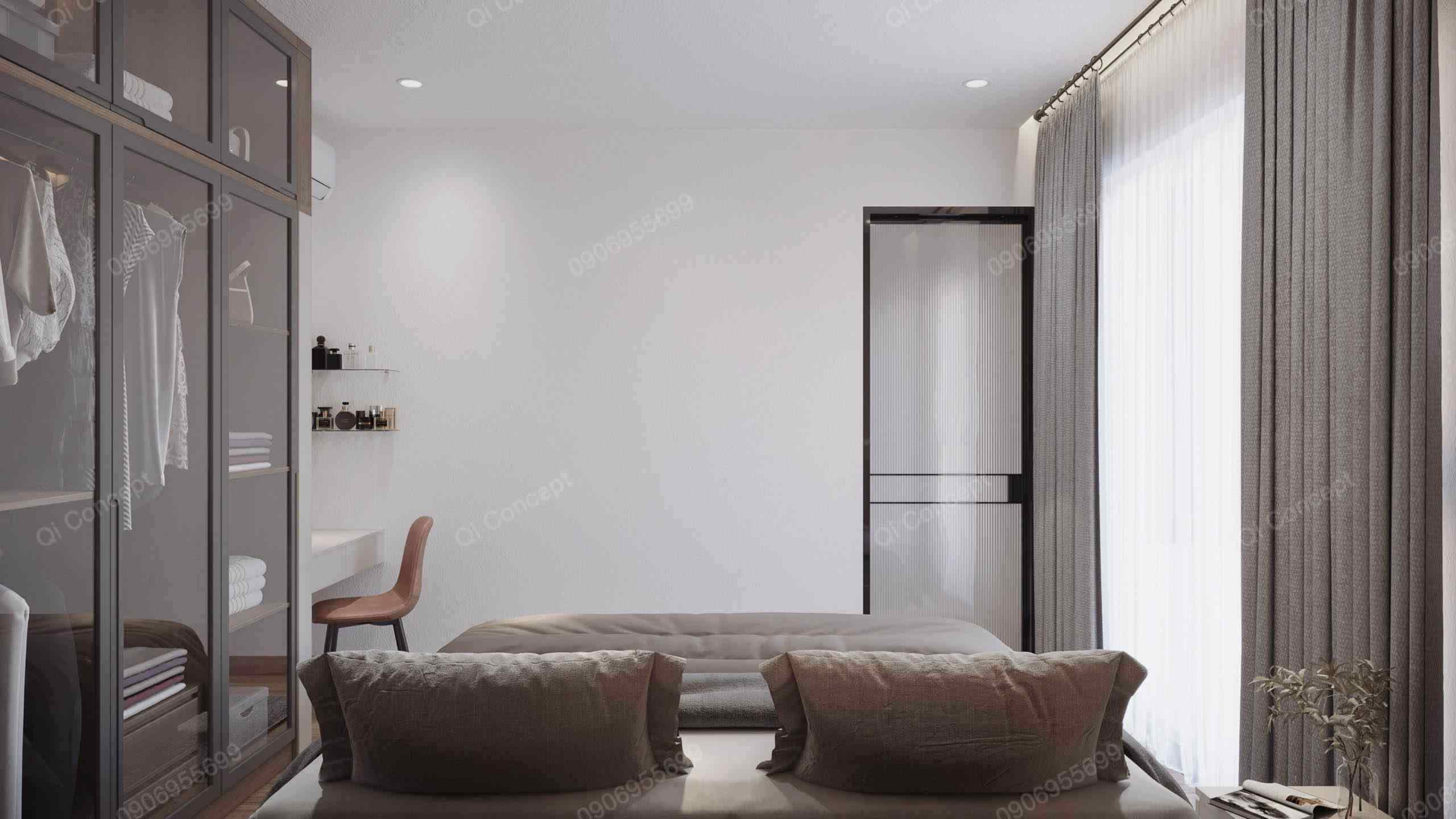 Thiết Kế Nội Thất Căn Hộ Quận 2 The Sun Avenue Phong Cách Tân Cổ Điển Hiện Đại