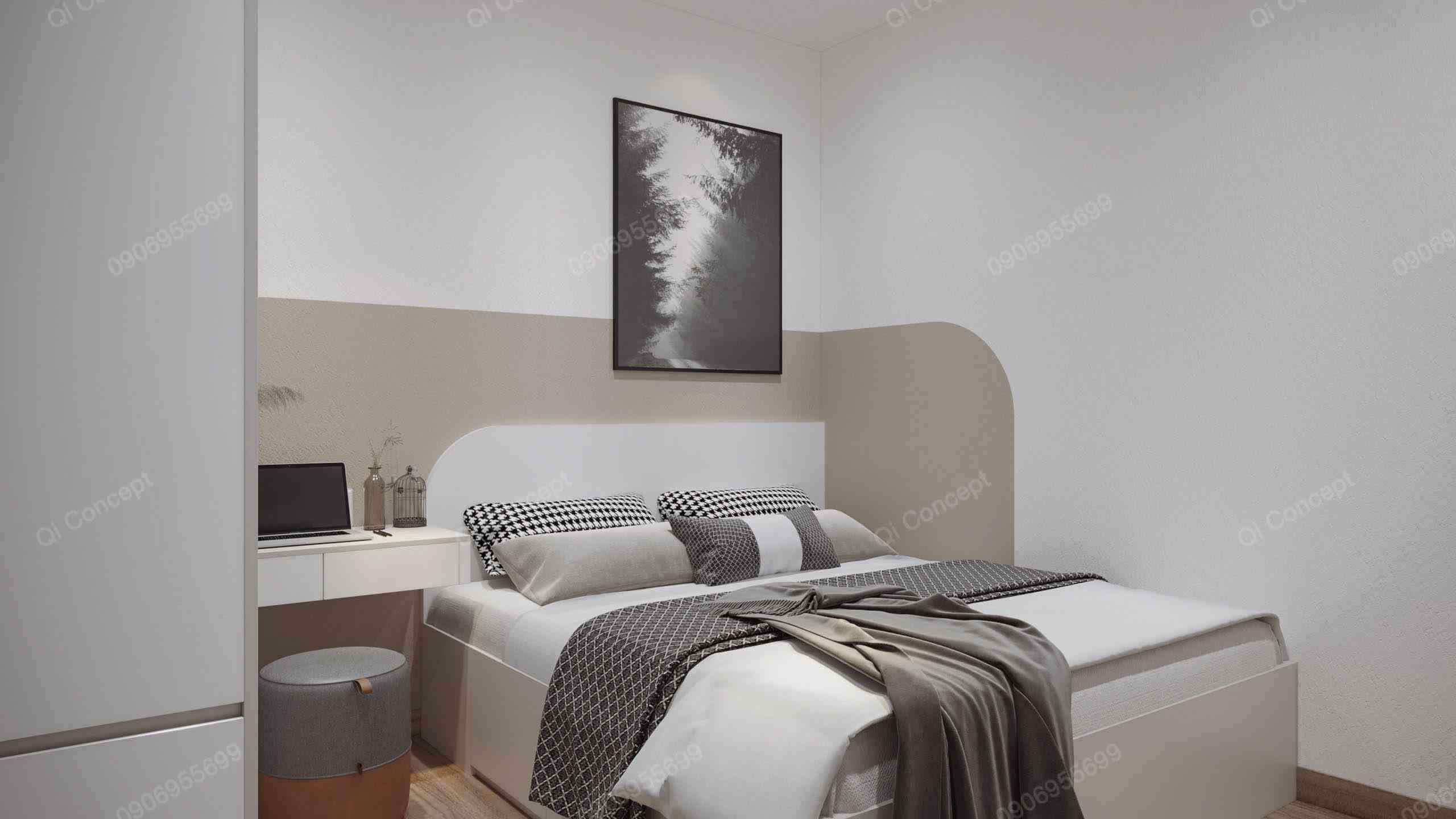 Thiết Kế Nội Thất Căn Hộ Quận 2 The Sun Avenue Phong Cách Tân Cổ Điển Hiện Đại
