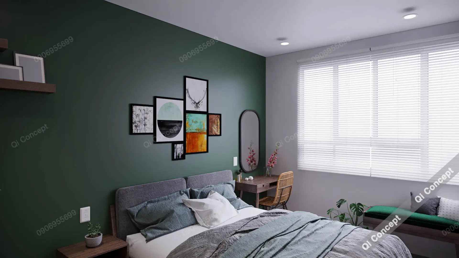 Không Gian Xanh Mát Nhờ Phong Cách Thiết Kế Nội Thất Nhiệt Đới