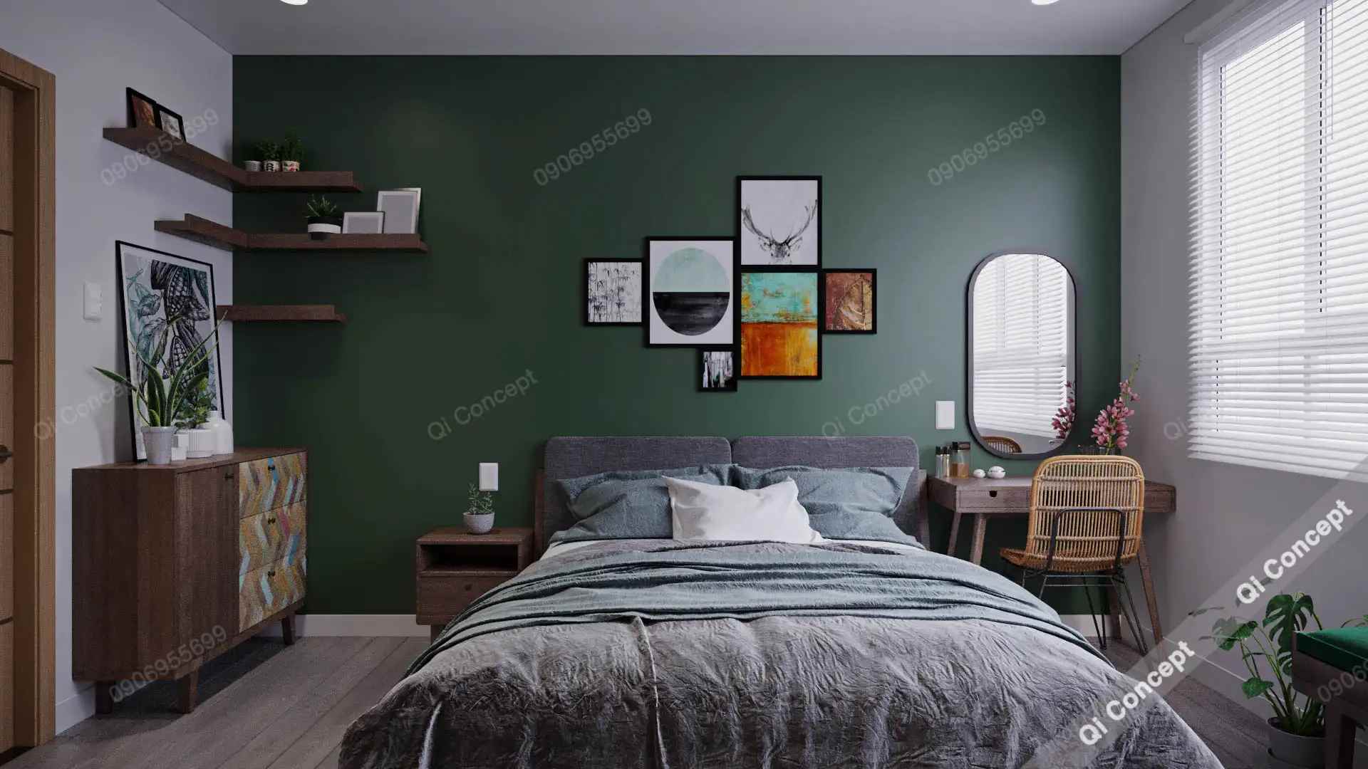 Không Gian Xanh Mát Nhờ Phong Cách Thiết Kế Nội Thất Nhiệt Đới