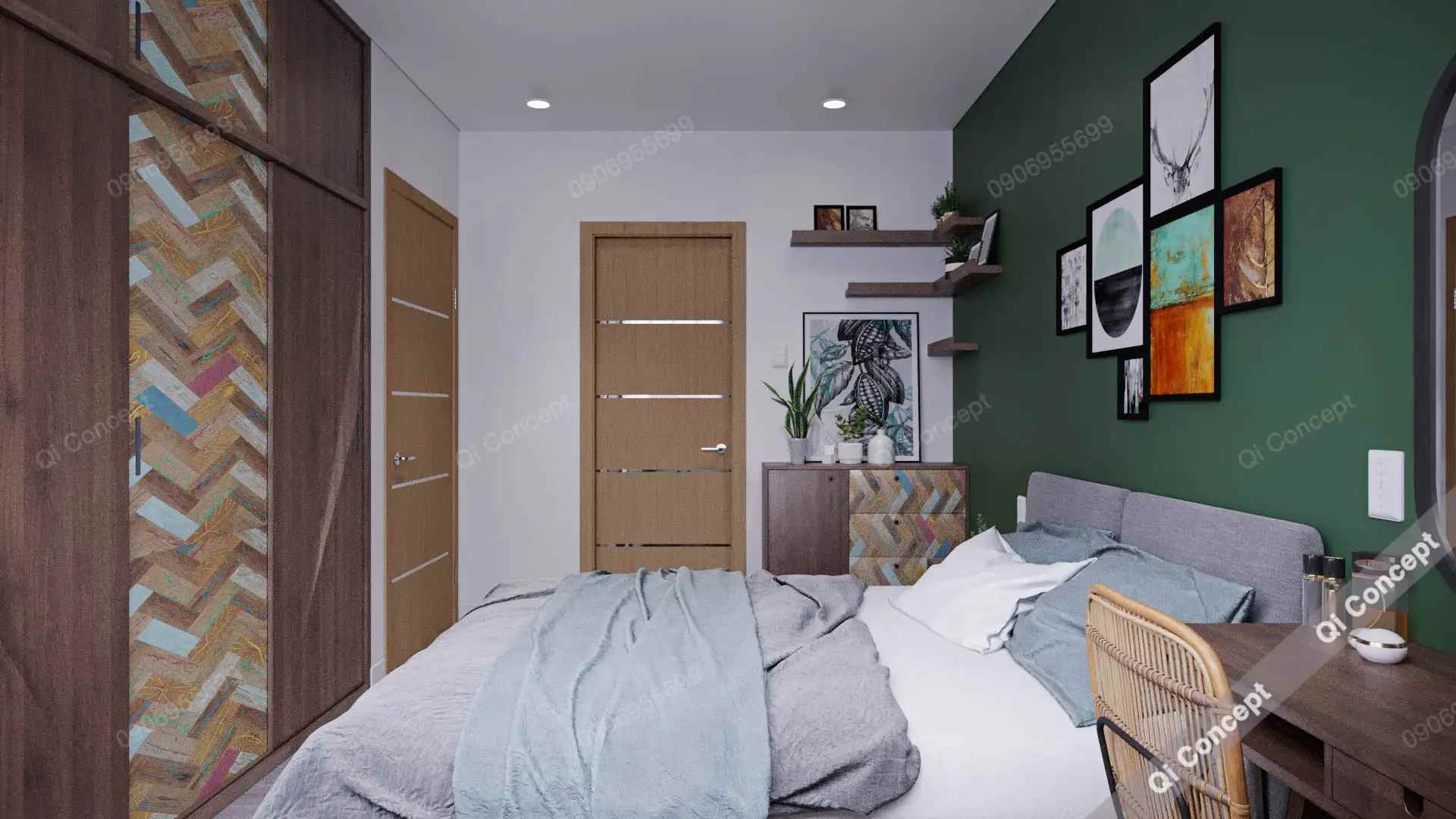 Không Gian Xanh Mát Nhờ Phong Cách Thiết Kế Nội Thất Nhiệt Đới