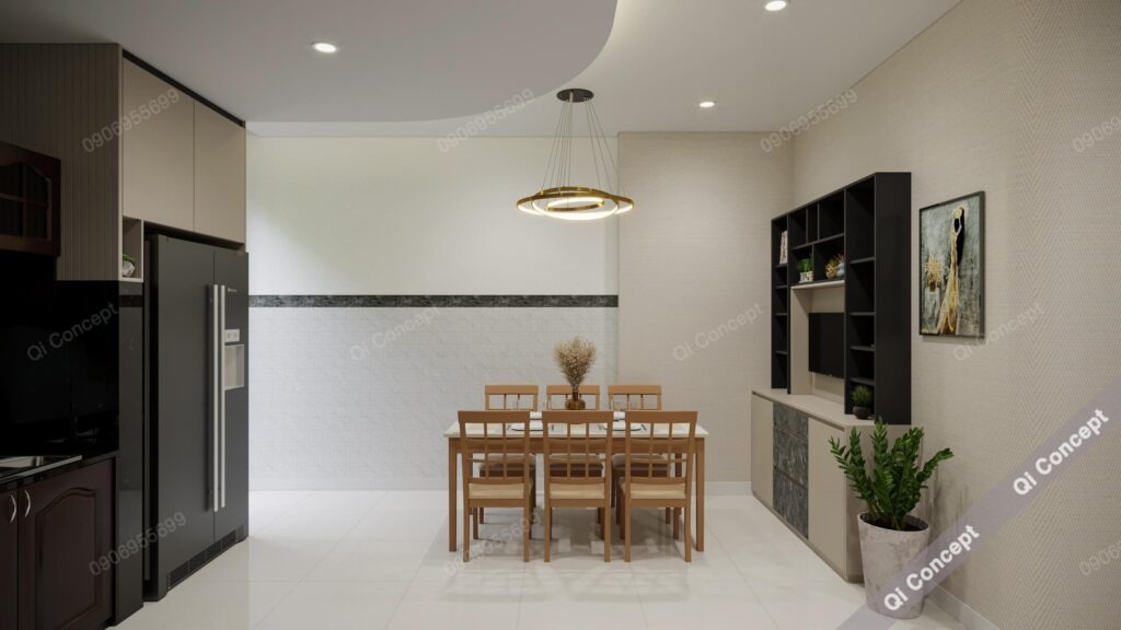 Thiết Kế Nội Thất Nhà Phố Bình Tân Phong Cách Tân Cổ Điển