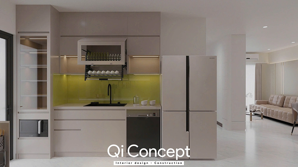 Công năng tủ bếp The River Thủ Thiêm thông minh