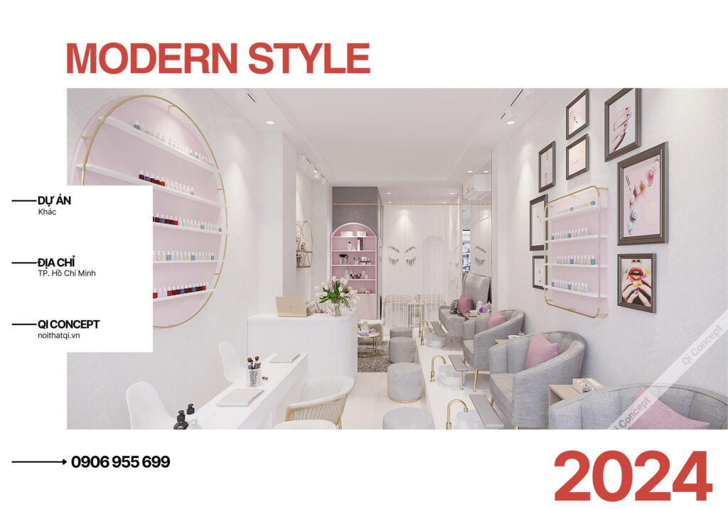 Xu Hướng Thiết Kế Nội Thất Tiệm Nail Đẹp Được Nhiều Người Yêu Thích