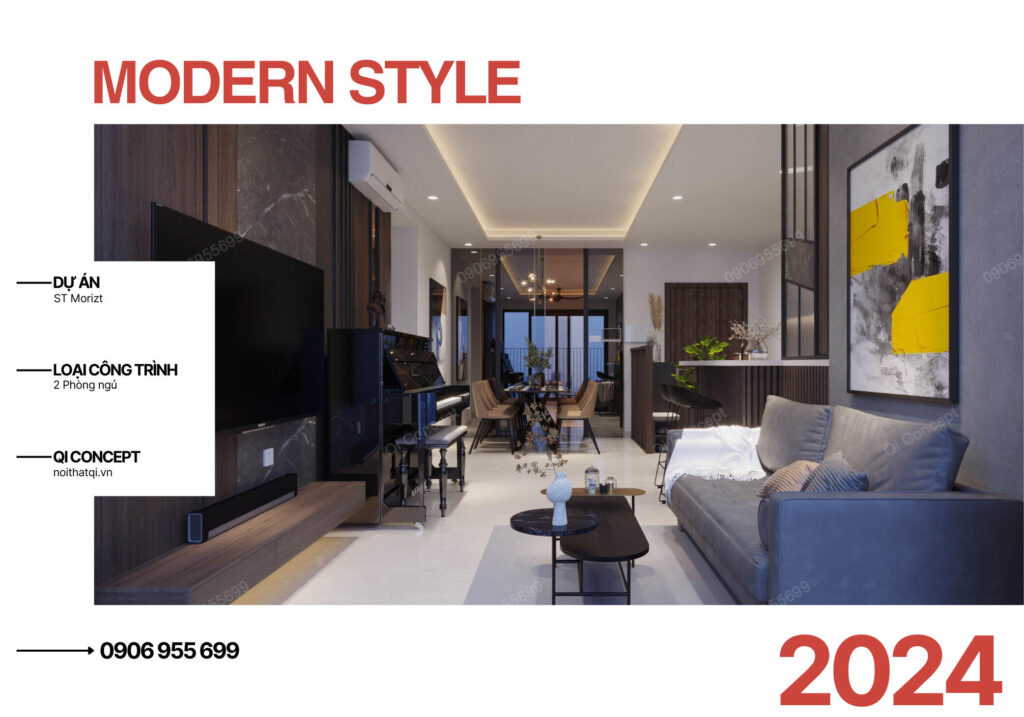 Xu Hướng Thiết Kế Căn Hộ ST Morizt Hiện Đại Ấm Áp Tại Quận Thủ Đức