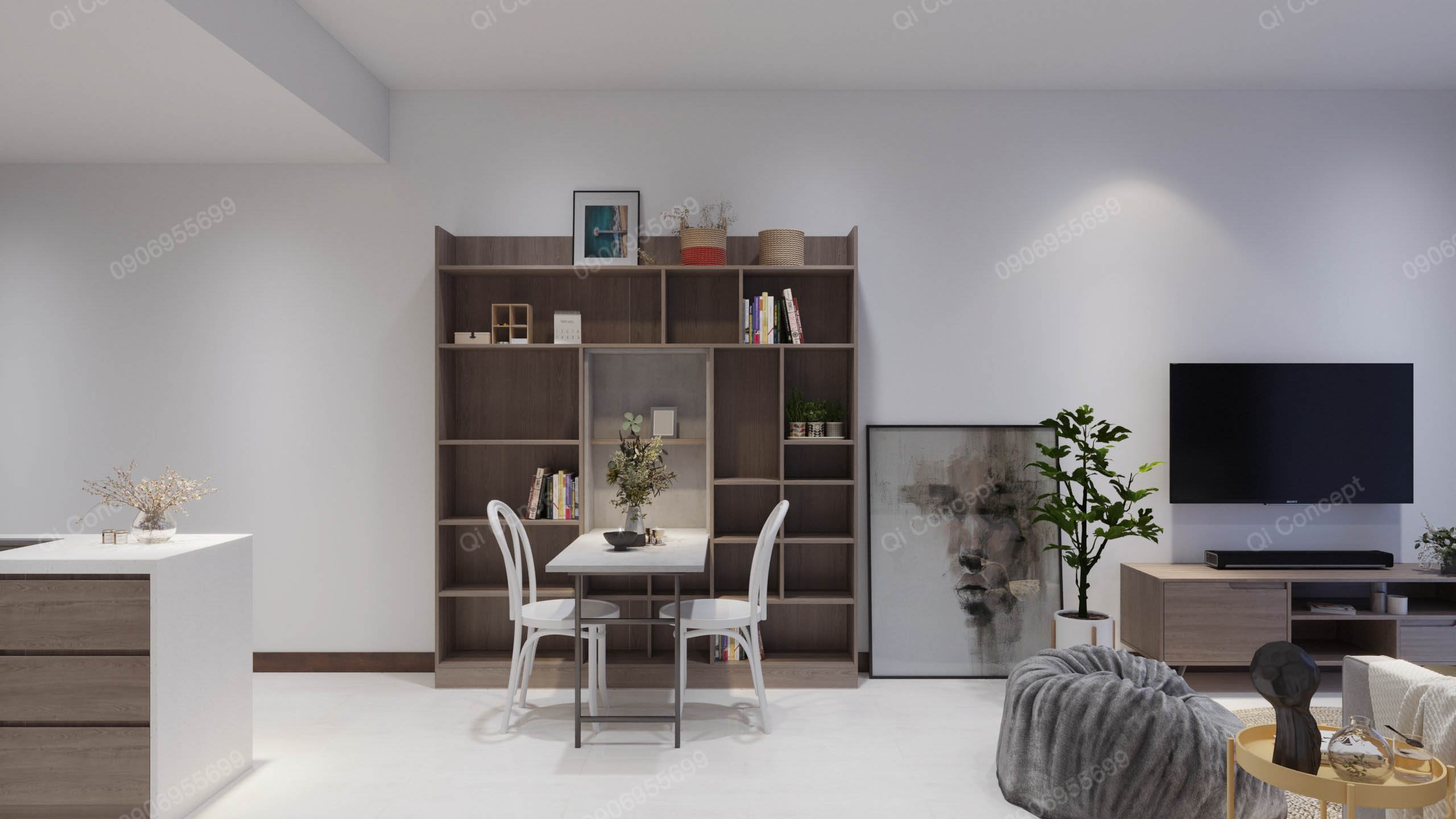 Hơi thở hiện đại trong không gian phòng khách