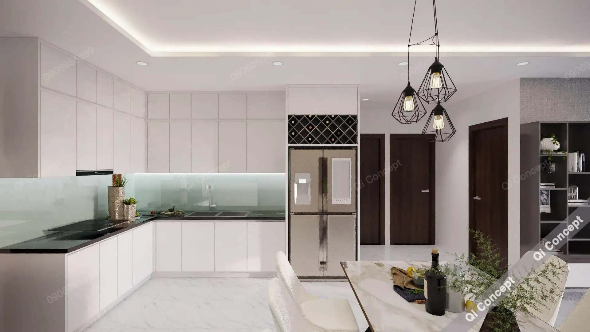 Thiết Kế Nội Thất Bình Thạnh Căn Hộ Chung Cư Richmond 3 Phòng Ngủ