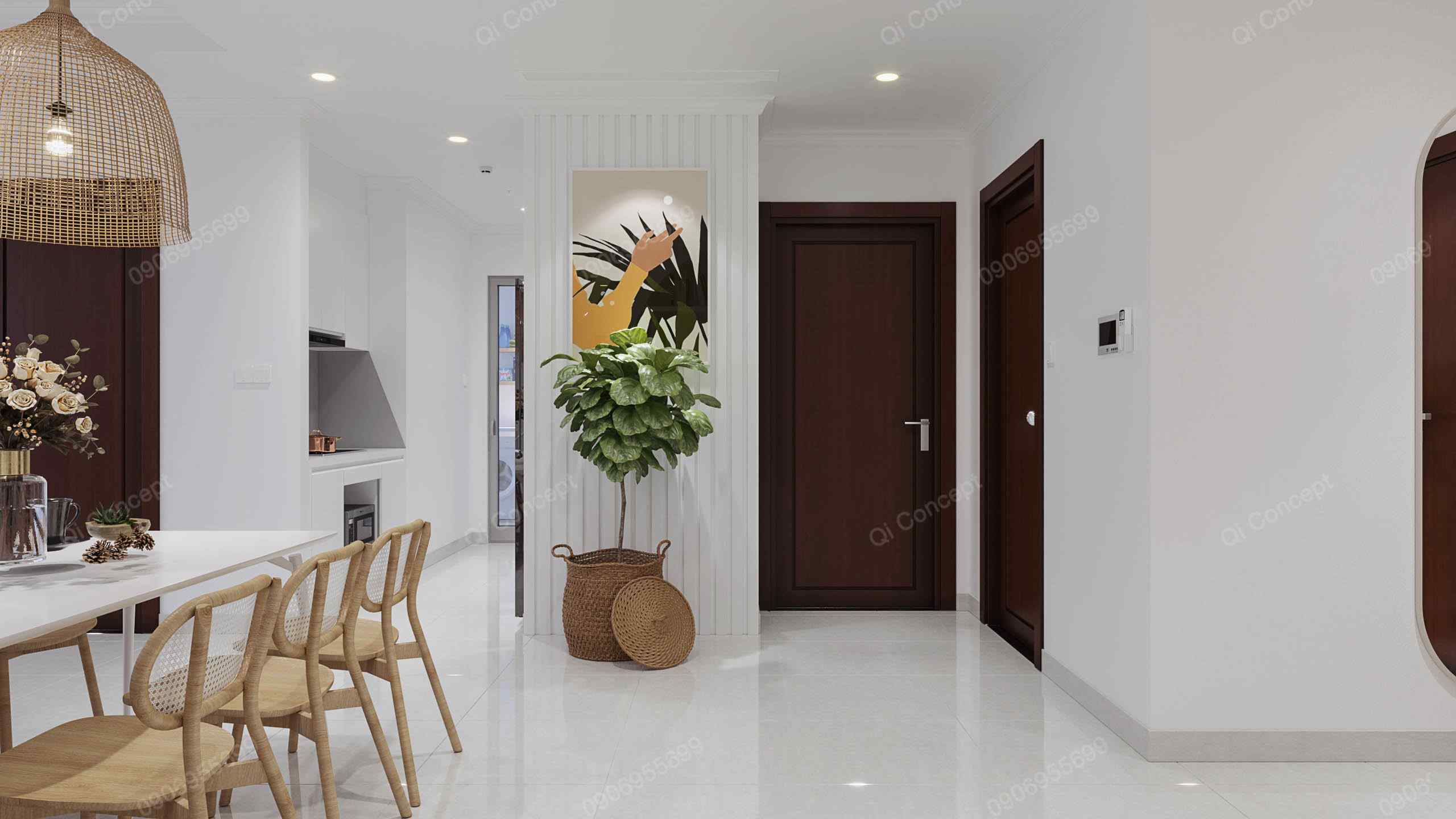 Thiết Kế Nội Thất Vinhomes Central Park Căn Hộ 3 Phòng Ngủ