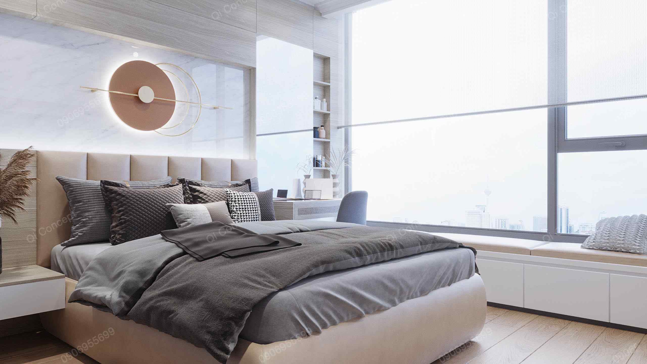 Thiết Kế Nội Thất Vinhomes Central Park Căn Hộ 3 Phòng Ngủ