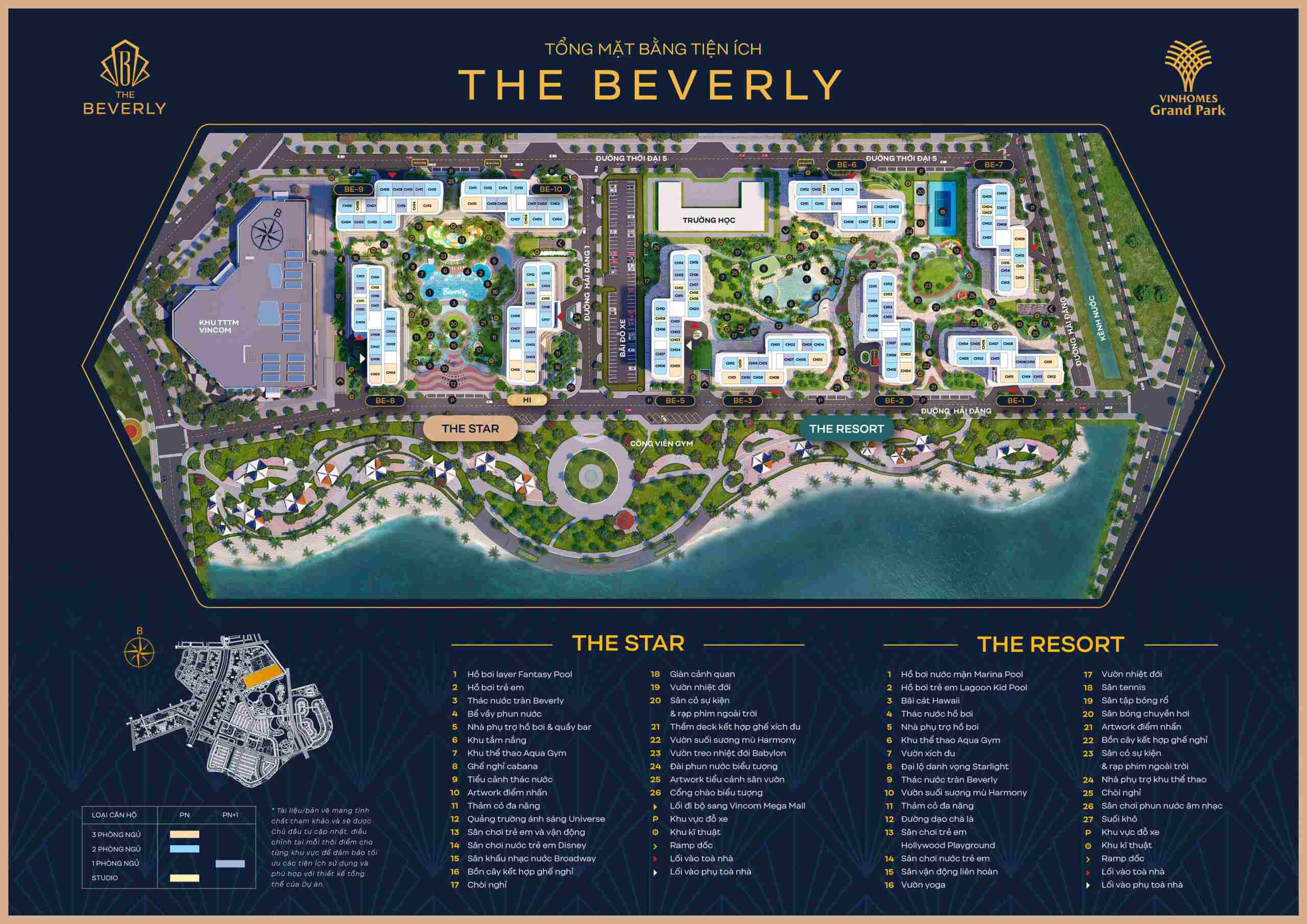 Thiết Kế Thi Công Nội Thất Căn Hộ The Beverly Vinhomes Grand Park