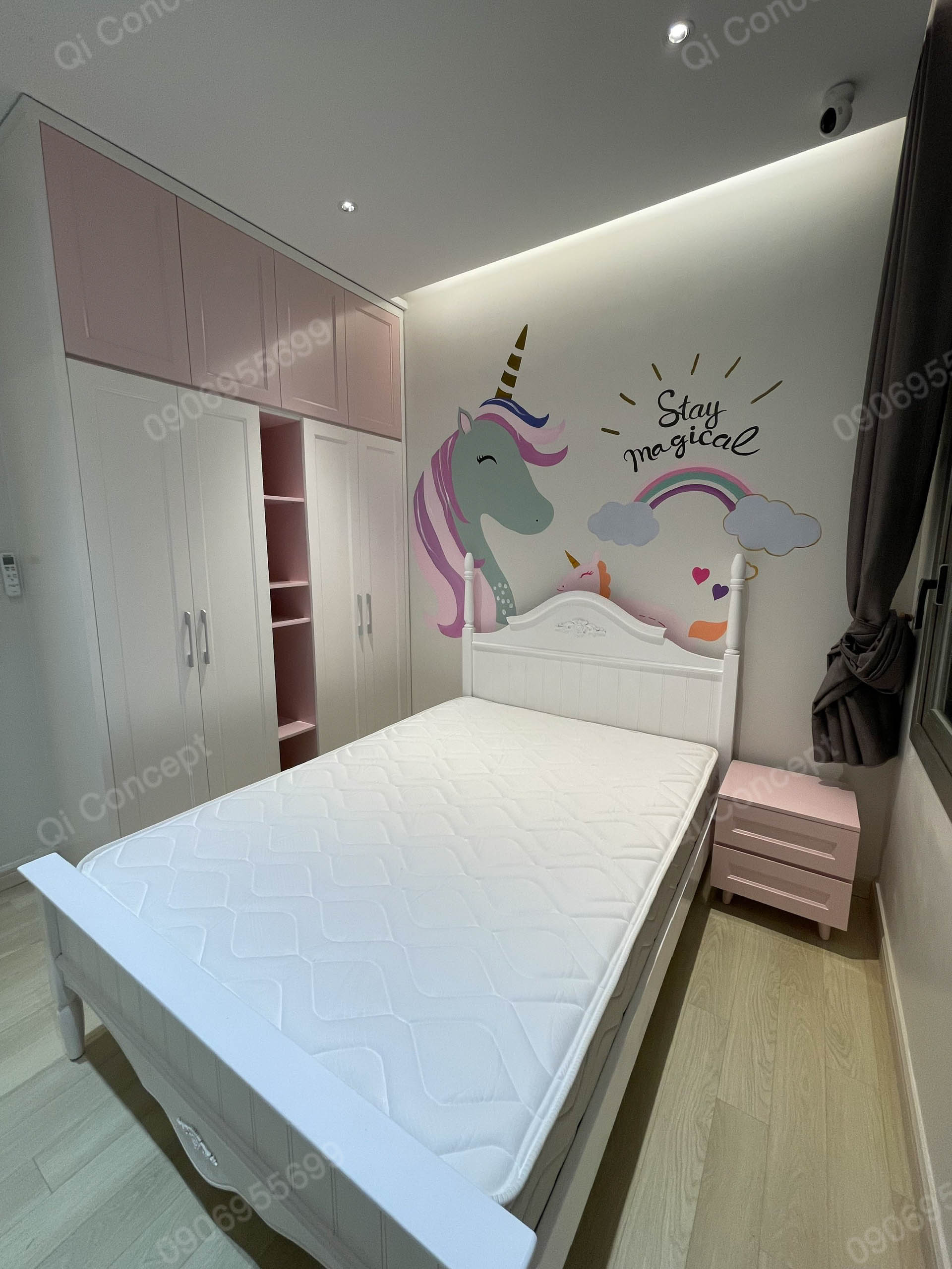 Không gian thực tế nội thất phòng ngủ 2 cho bé căn hộ Tân Cổ Điển Không gian thực tế nội thất phòng ngủ 2 cho bé căn hộ Tân Cổ Điển