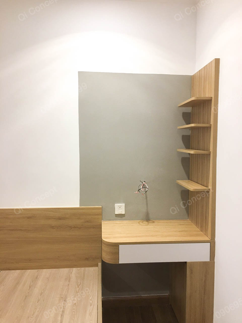 Không gian nội thất phòng ngủ 2 chung cư Vinhomes