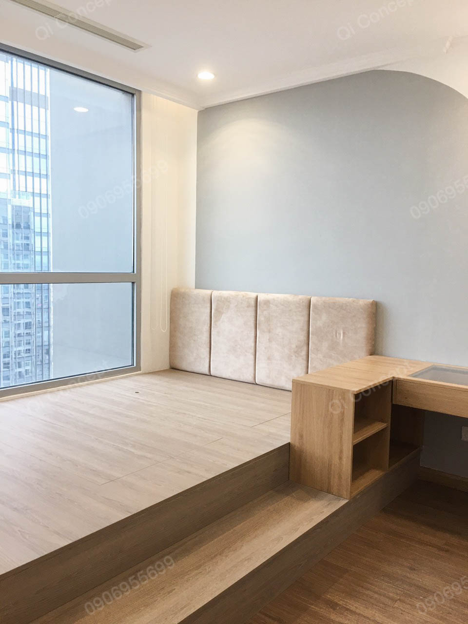 Không gian nội thất phòng ngủ 3 căn hộ