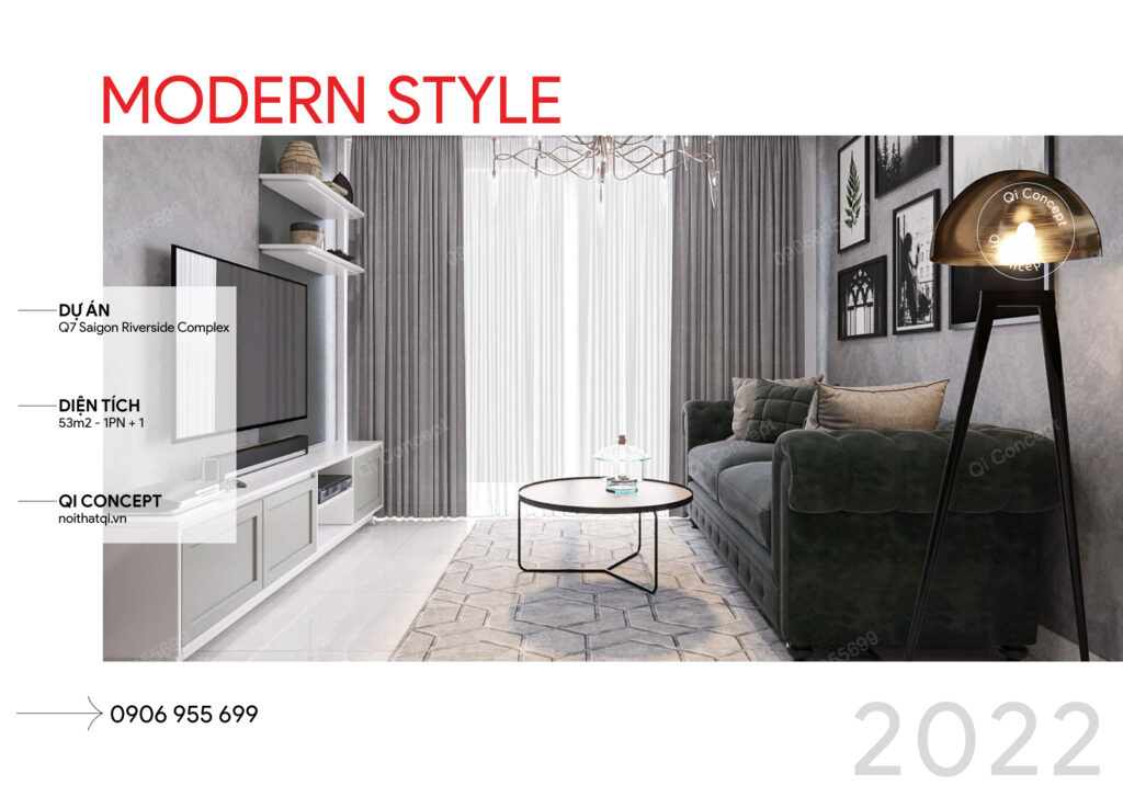Chiêm Ngưỡng Mẫu Thiết Kế 1+1 Căn Hộ Q7 Saigon Riverside Complex