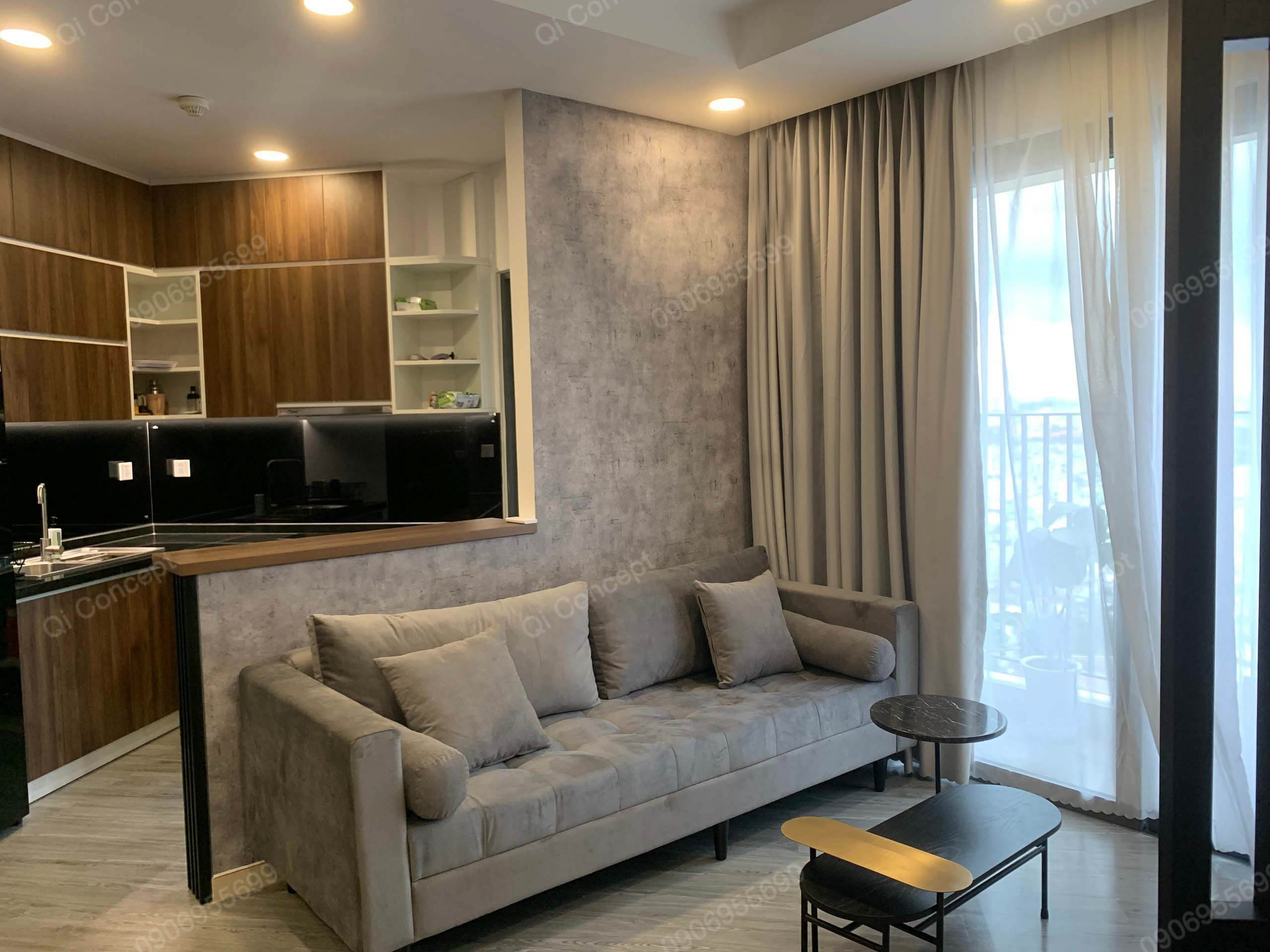 Phòng khách căn hộ Pegasuite Quận 8