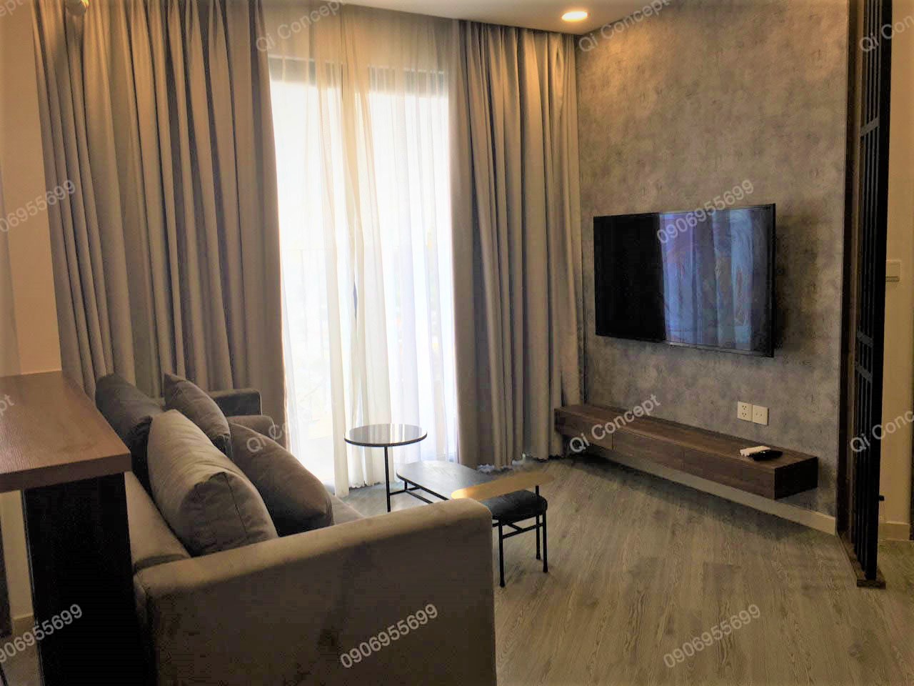 Phòng khách căn hộ Pegasuite Quận 8