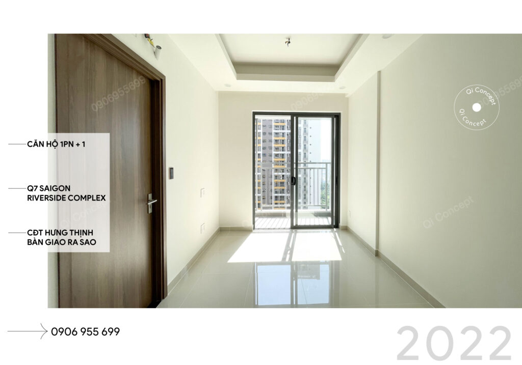 Căn Hộ 1 Phòng Ngủ Q7 Saigon Riverside Complex Được CĐT Hưng Thịnh Bàn Giao Ra Sao?