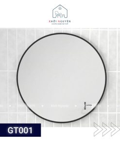 GƯƠNG TRÒN VIỀN THÉP SƠN TĨNH ĐIỆN
