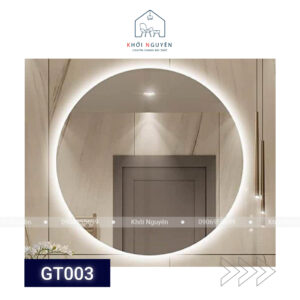 GƯƠNG TRÒN TRÀN VIỀN LED HẮT
