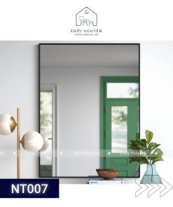 GƯƠNG CHỮ NHẬT VIỀN THÉP SƠN TĨNH ĐIỆN