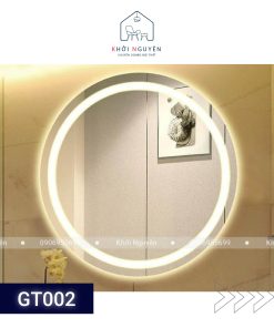 GƯƠNG TRÒN TRÀN VIỀN LED PHUN CÁT