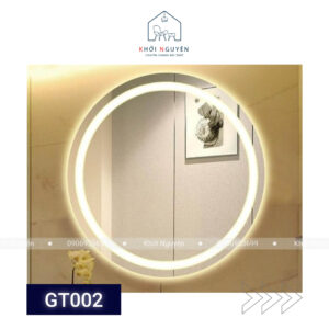 GƯƠNG TRÒN TRÀN VIỀN LED PHUN CÁT