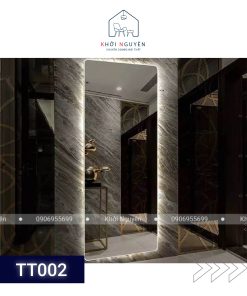 GƯƠNG CHỮ NHẬT TRÀN VIỀN LED HẮT
